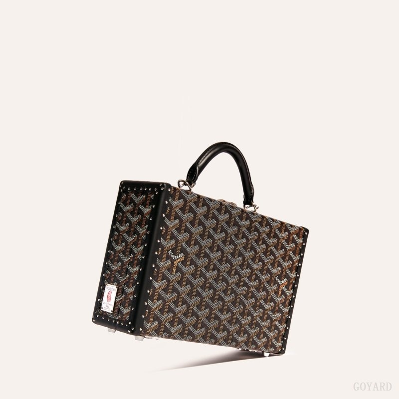 Goyard Grand Hôtel Trunk Bag Svarte | FFIG4766