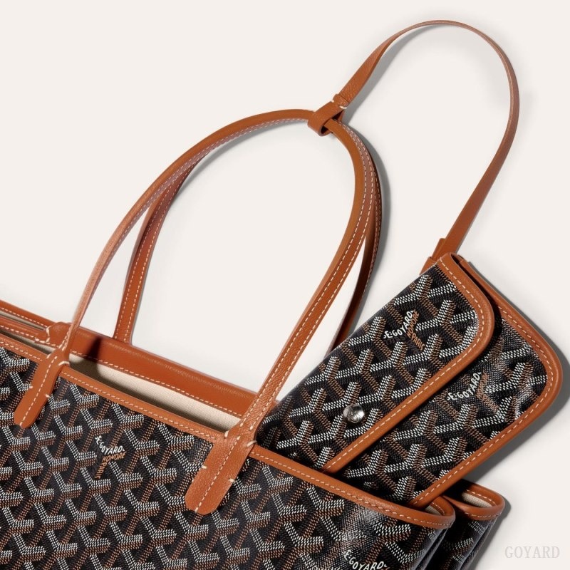 Goyard ISABELLE BAG Svarte Brune | YSFG8818