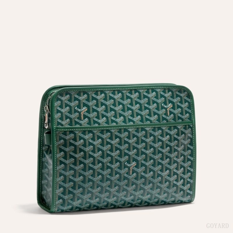 Goyard JOUVENCE GM TOILET BAG Grønn | JKFM1781