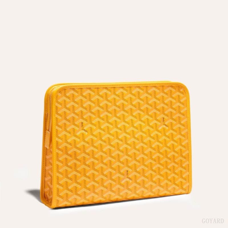 Goyard JOUVENCE GM TOILET BAG Gul | OEFO3382