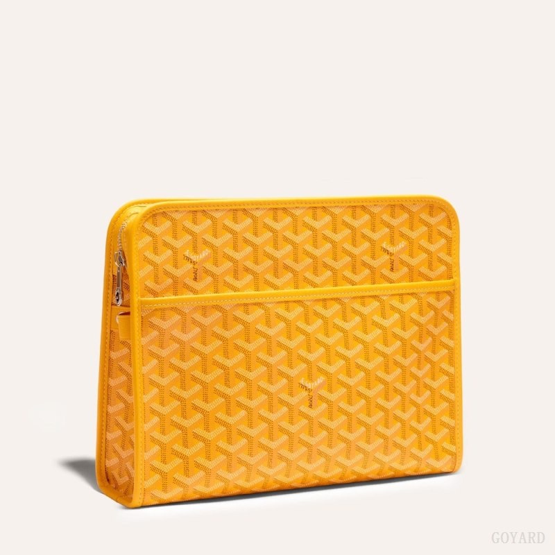 Goyard JOUVENCE GM TOILET BAG Gul | OEFO3382