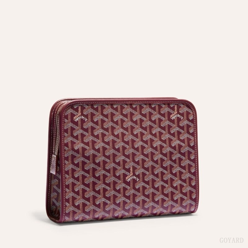 Goyard JOUVENCE MM TOILET BAG Burgunder | JQKU5844