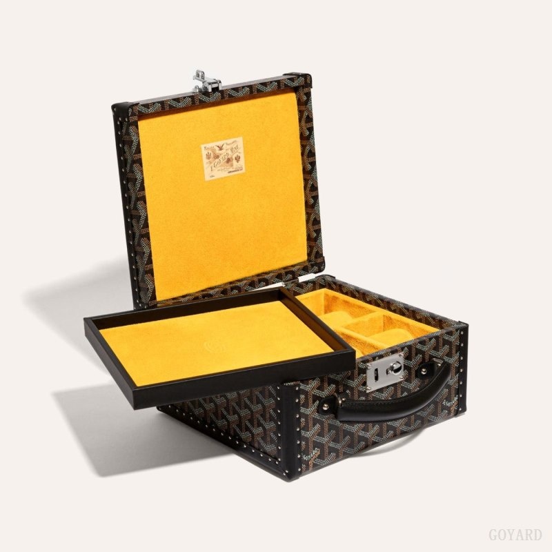 Goyard JOUX 6 WATCH CASE Svarte | LEMJ6540