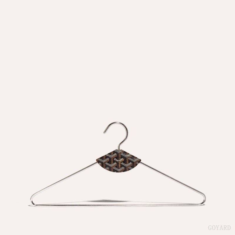 Goyard LIVRÉE PAIR OF HANGERS Svarte Brune | GBOA4039