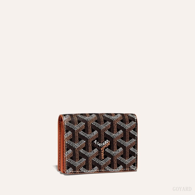 Goyard MALESHERBES CARD WALLET Svarte Brune | UVHS3737