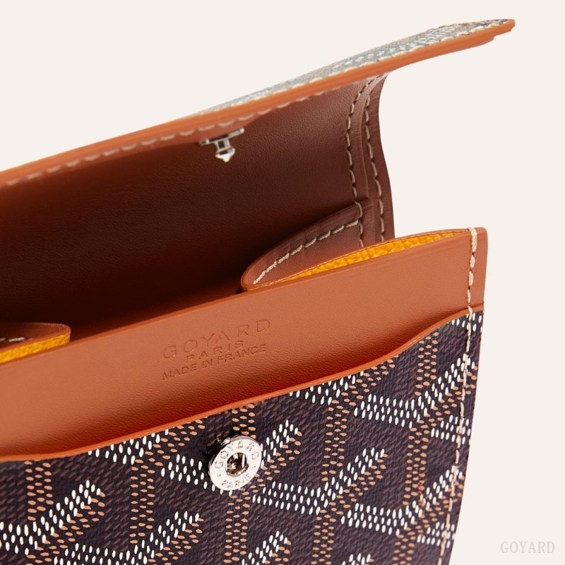 Goyard MARIGNY WALLET Svarte Brune | GRHU4939