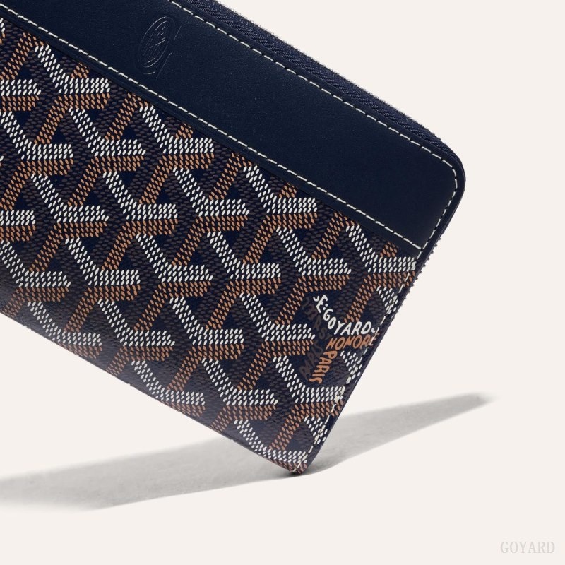 Goyard MATIGNON GM WALLET Marineblå Blå | PSTQ3113