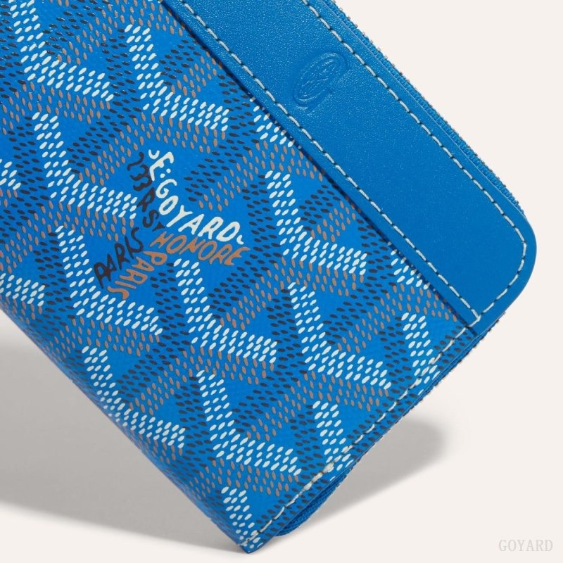 Goyard MATIGNON MINI WALLET Blå | VJCC2686