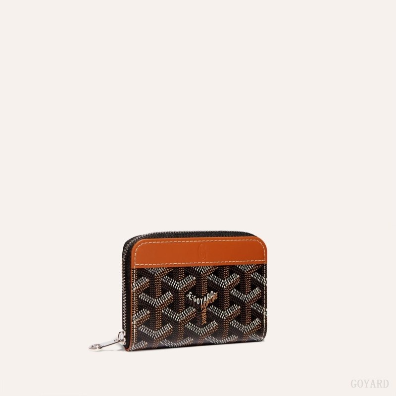 Goyard MATIGNON MINI WALLET Svarte Brune | VOYF6202