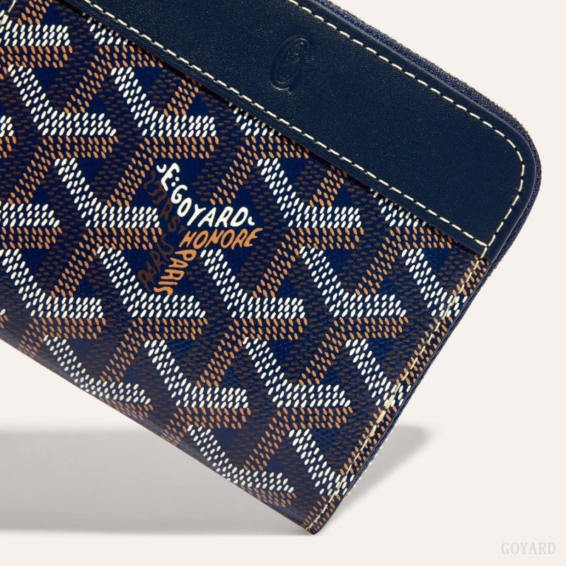 Goyard MATIGNON PM WALLET Marineblå Blå | TGXD8345