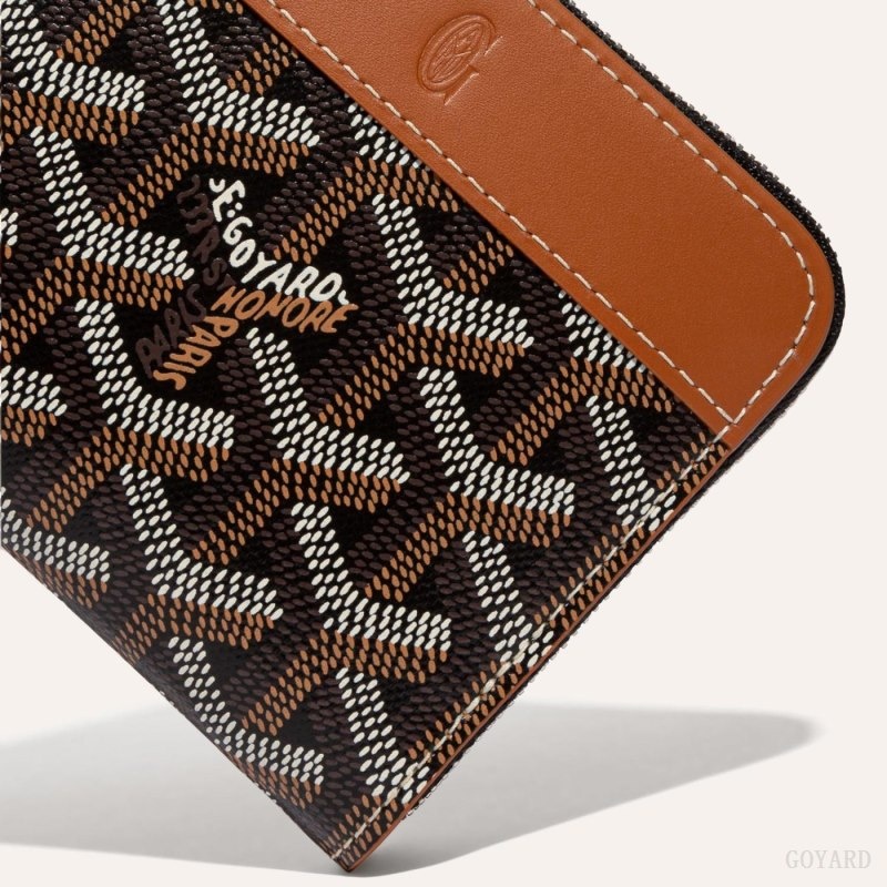 Goyard MATIGNON PM WALLET Svarte Brune | GIOQ5122