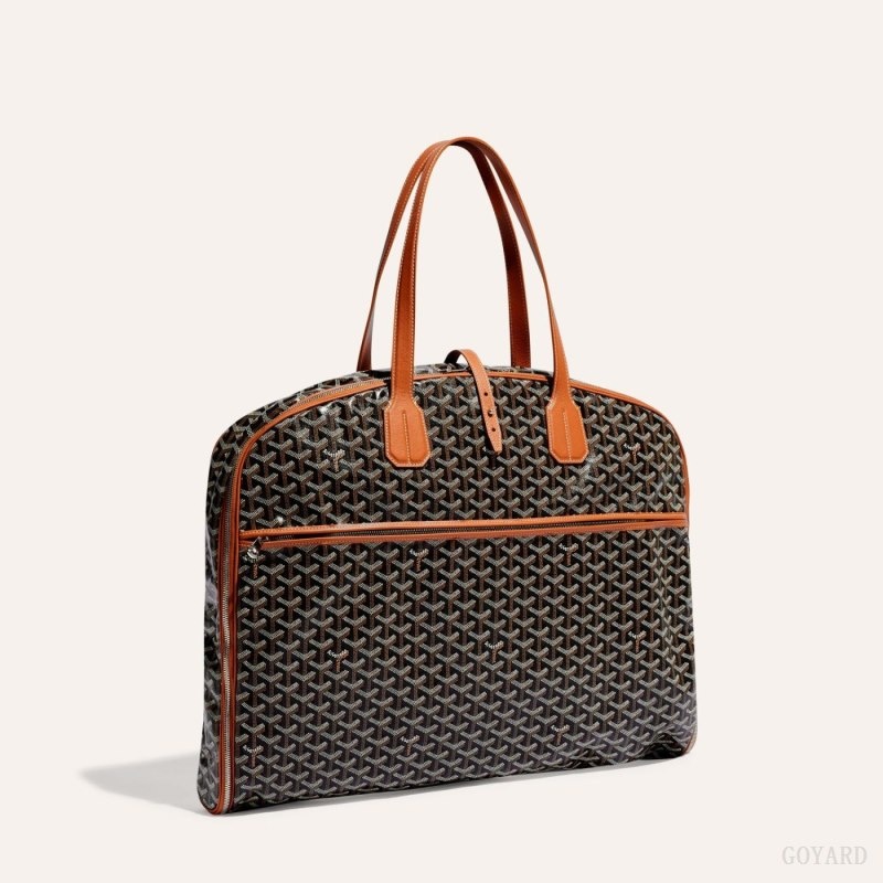 Goyard MAYFAIR GARMENT COVER Svarte Brune | GIXI8562