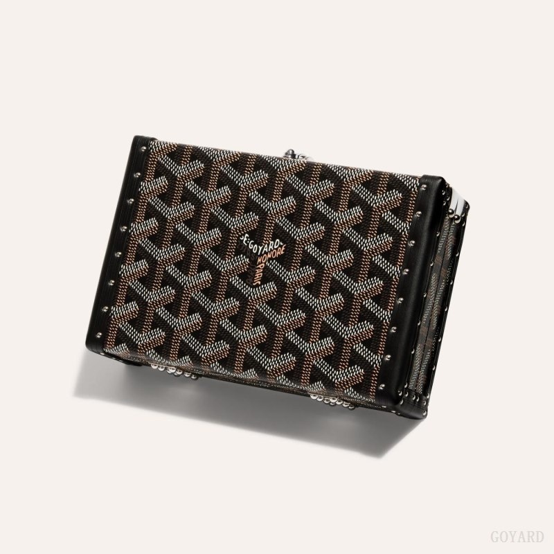 Goyard MINAUDIÈRE TRUNK BAG Svarte | QNAT9362