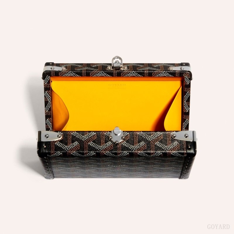 Goyard MINAUDIÈRE TRUNK BAG Svarte | QNAT9362