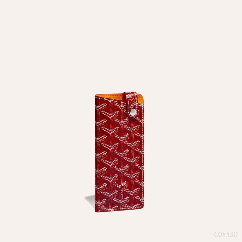 Goyard MONTMARTRE PM GLASSES CASE Rød | MIAO4217