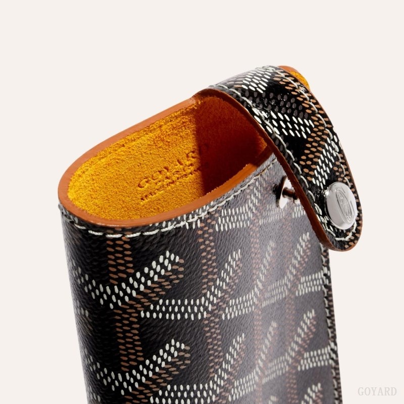 Goyard MONTMARTRE PM GLASSES CASE Svarte Brune | RXYW9508