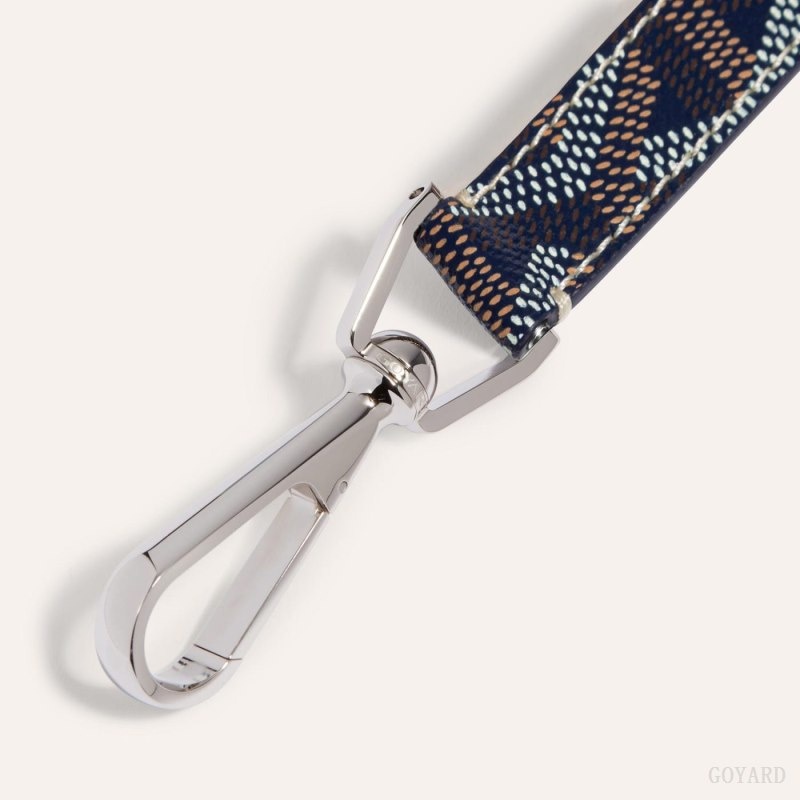 Goyard MOUSQUETON KEY RING Marineblå Blå | PNKU2469