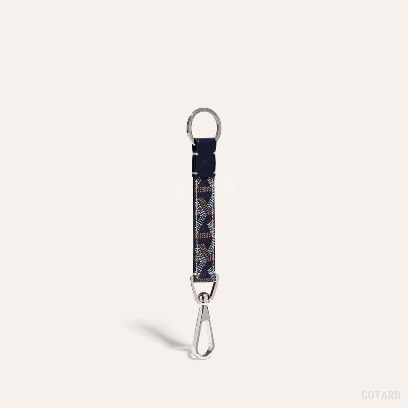 Goyard MOUSQUETON KEY RING Marineblå Blå | PNKU2469