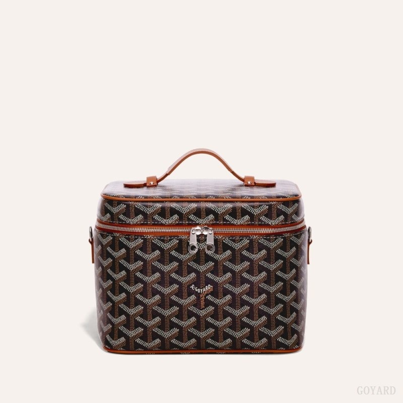 Goyard MUSE VANITY CASE Svarte Brune | YHPA5602