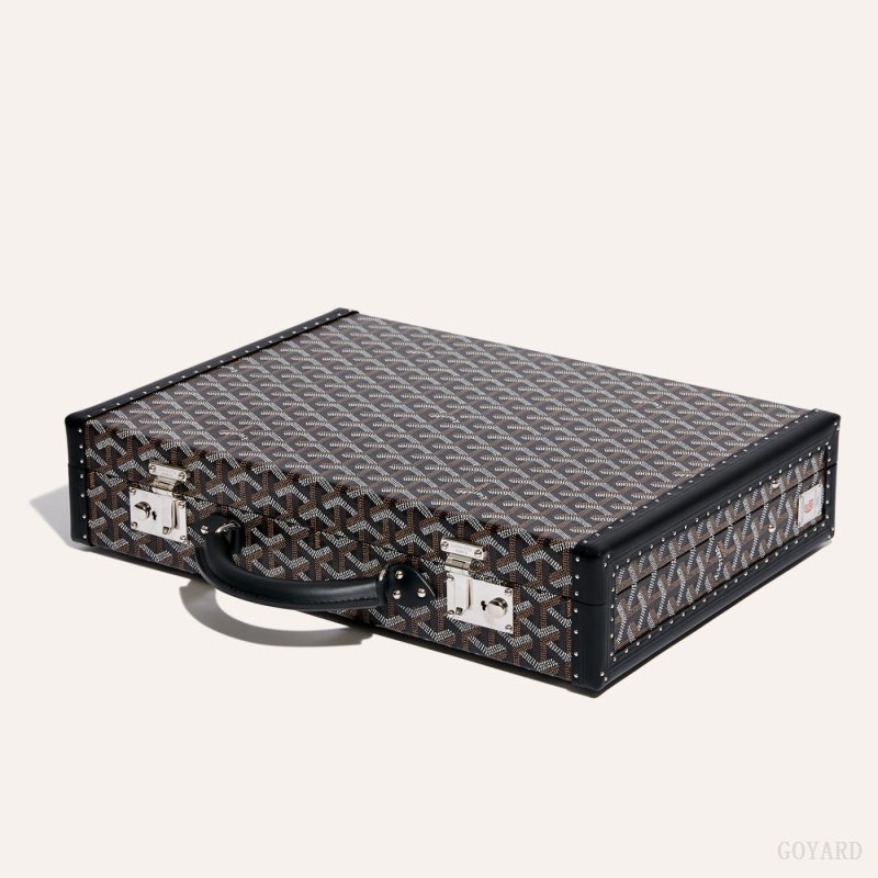 Goyard Manoir PM Document Case Svarte | VNIB9200