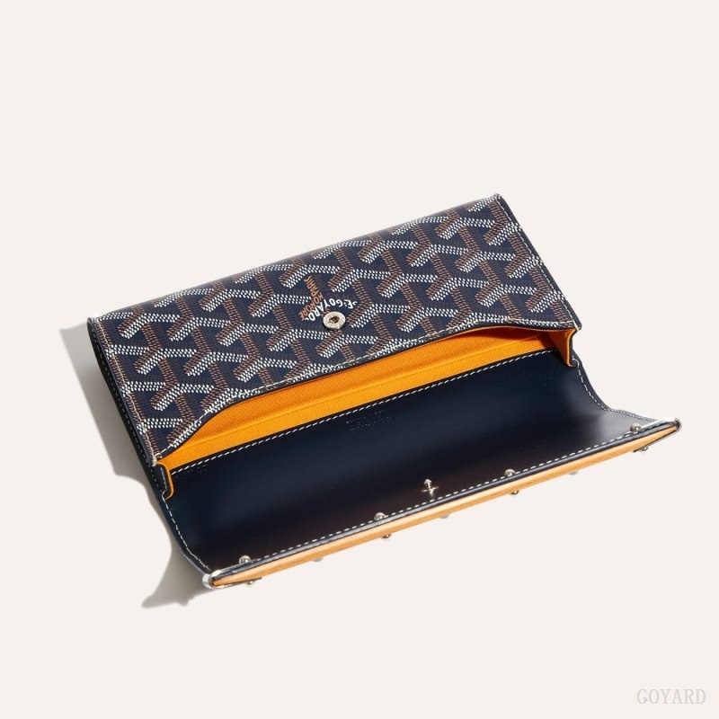 Goyard Monte-Carlo Mini Case Marineblå Blå | NWJS6286