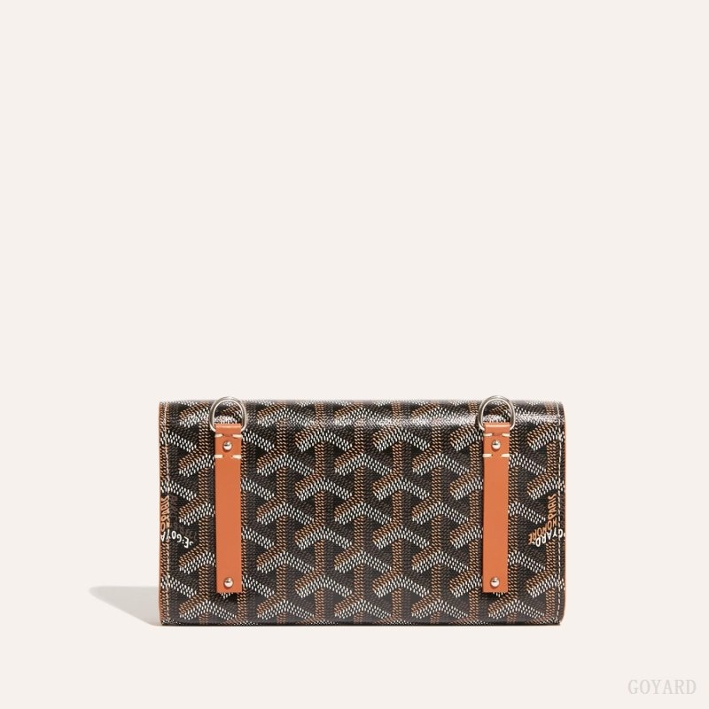 Goyard Monte-Carlo Mini Case Svarte Brune | XCMH1009