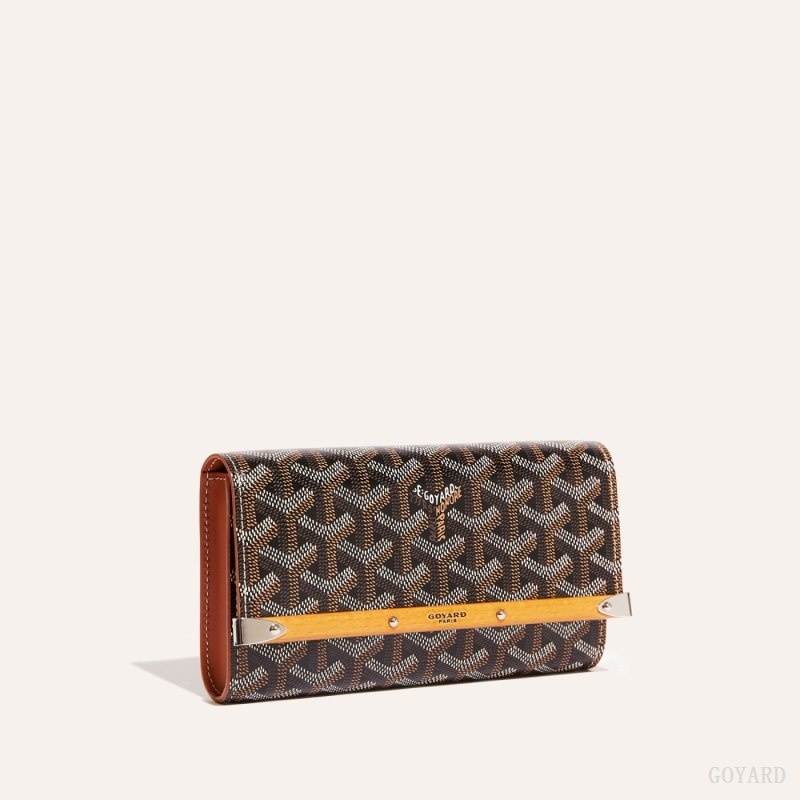 Goyard Monte-Carlo Mini Case Svarte Brune | XCMH1009