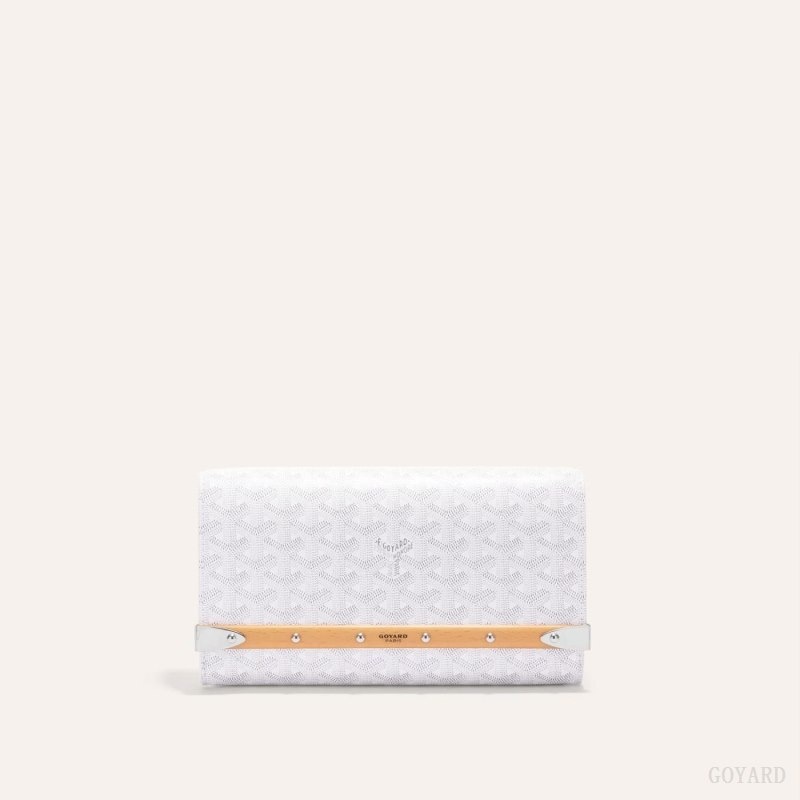 Goyard Monte-Carlo PM Clutch Hvite | LARN0078