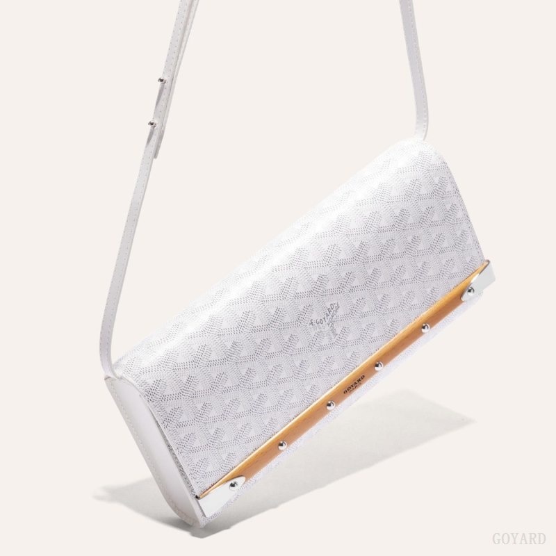 Goyard Monte-Carlo PM Clutch Hvite | LARN0078