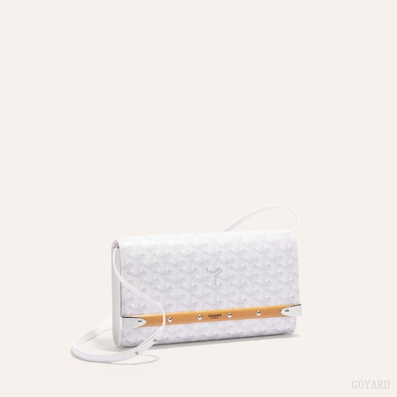 Goyard Monte-Carlo PM Clutch Hvite | LARN0078