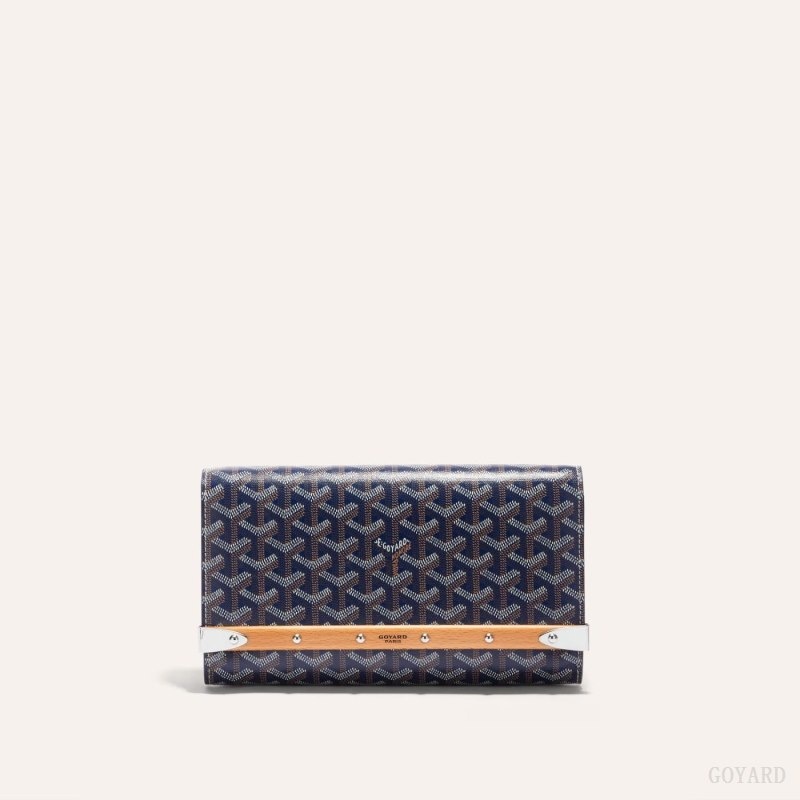 Goyard Monte-Carlo PM Clutch Marineblå Blå | FKBD8725