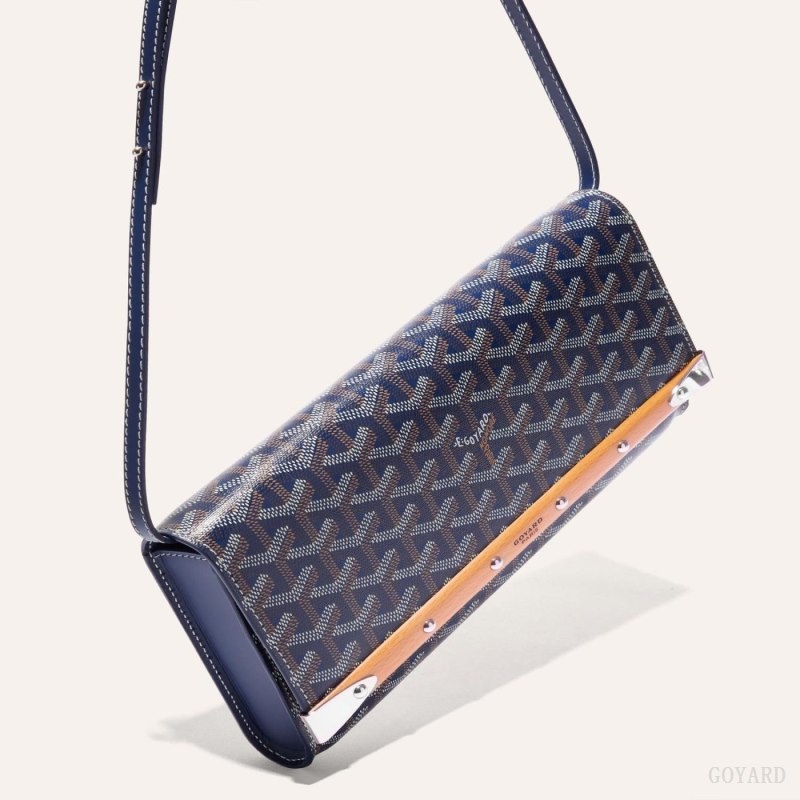 Goyard Monte-Carlo PM Clutch Marineblå Blå | FKBD8725