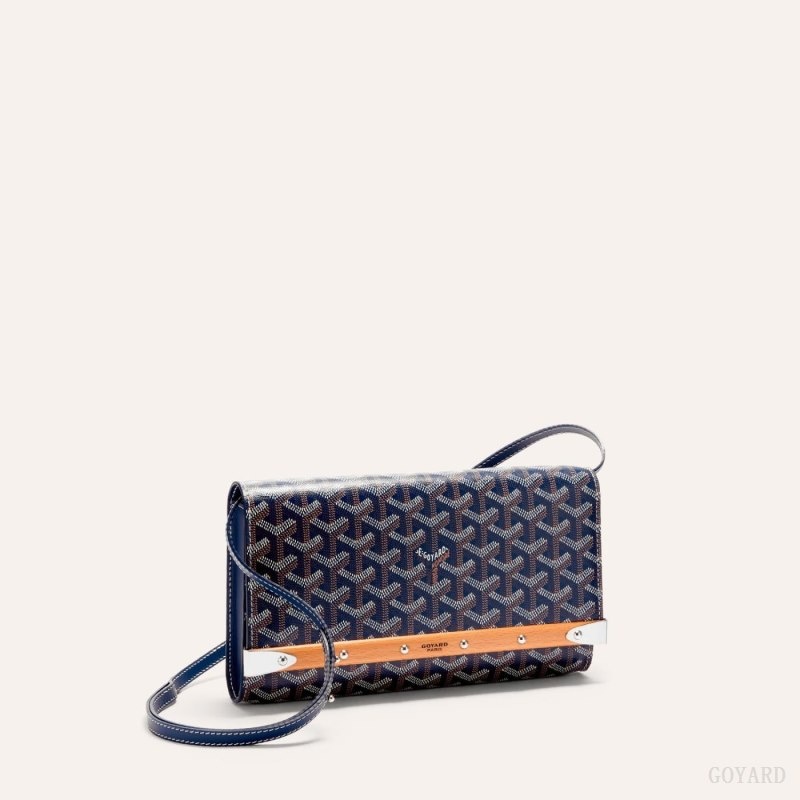 Goyard Monte-Carlo PM Clutch Marineblå Blå | FKBD8725