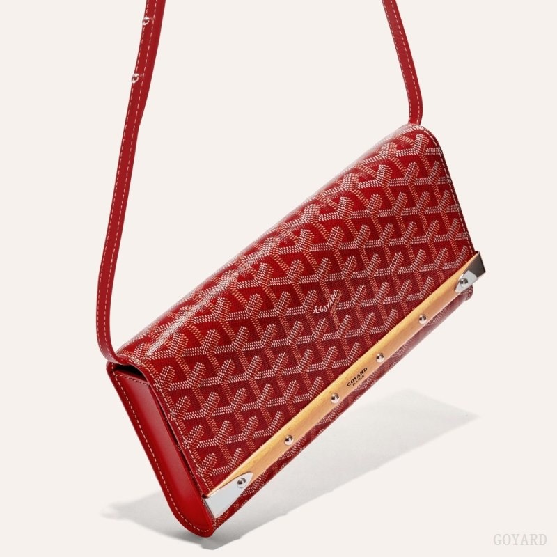 Goyard Monte-Carlo PM Clutch Rød | ZKTY5956