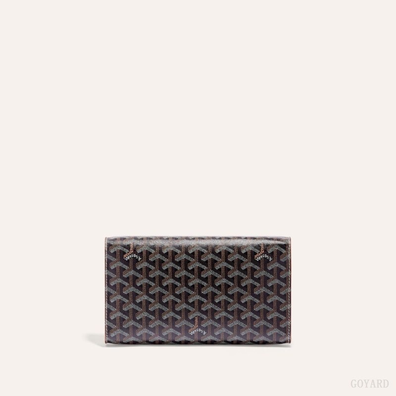 Goyard Monte-Carlo PM Clutch Svarte Brune | SUQL0889