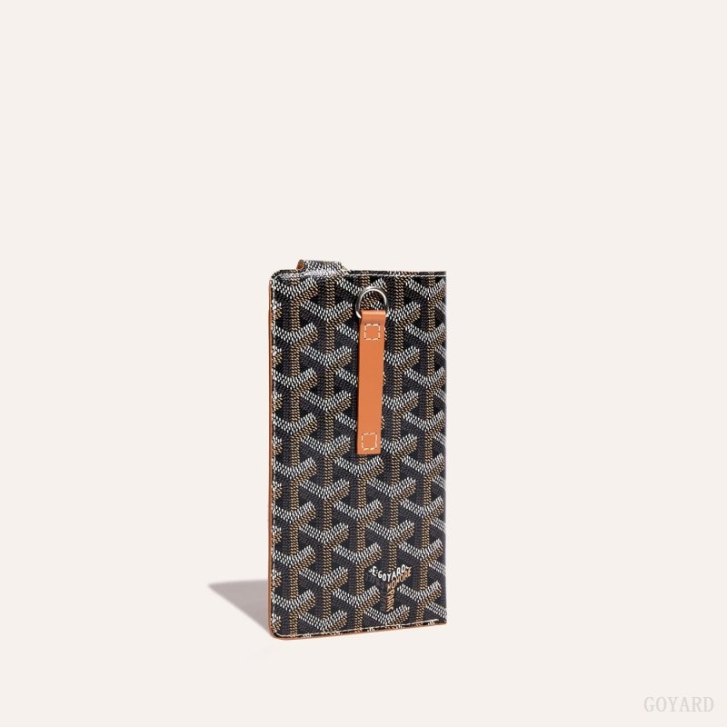 Goyard Montmartre GM Case Svarte Brune | RRKF5758