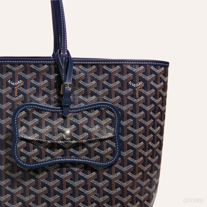 Goyard Os Grey Dog pocket Marineblå Blå | MVQM9147