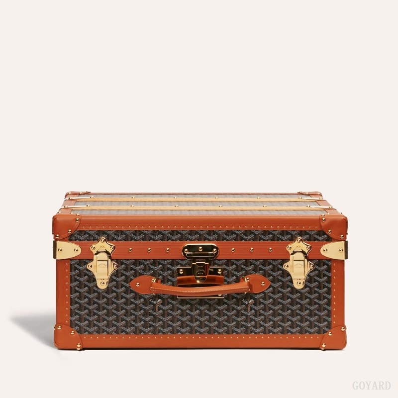 Goyard PALACE 55 SUITCASE Svarte Brune | CALK5618