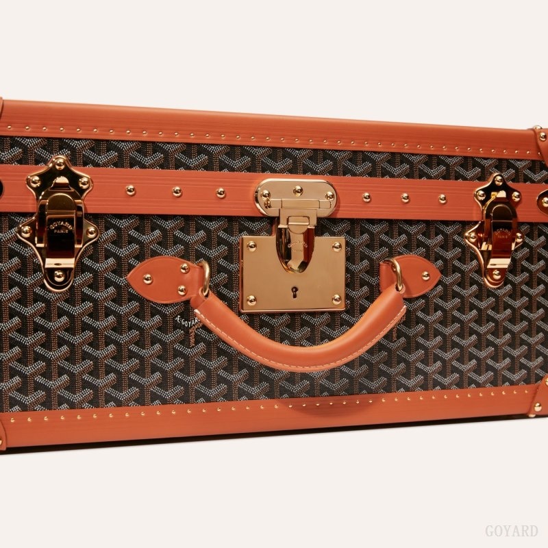 Goyard PALACE 55 SUITCASE Svarte Brune | CALK5618