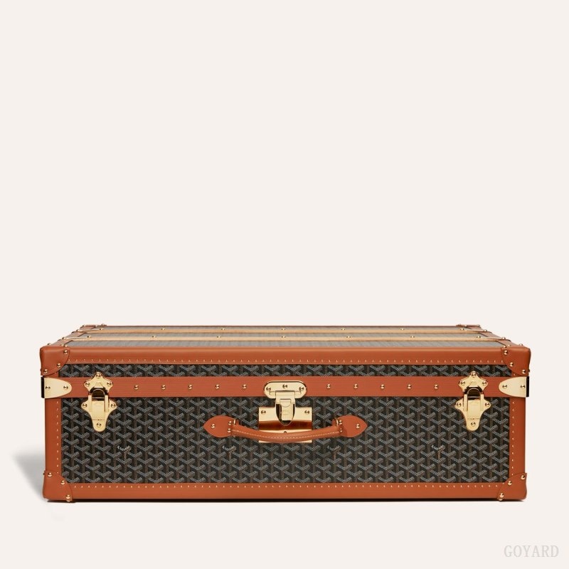 Goyard PALACE 80 SUITCASE Svarte Brune | KQCB4698