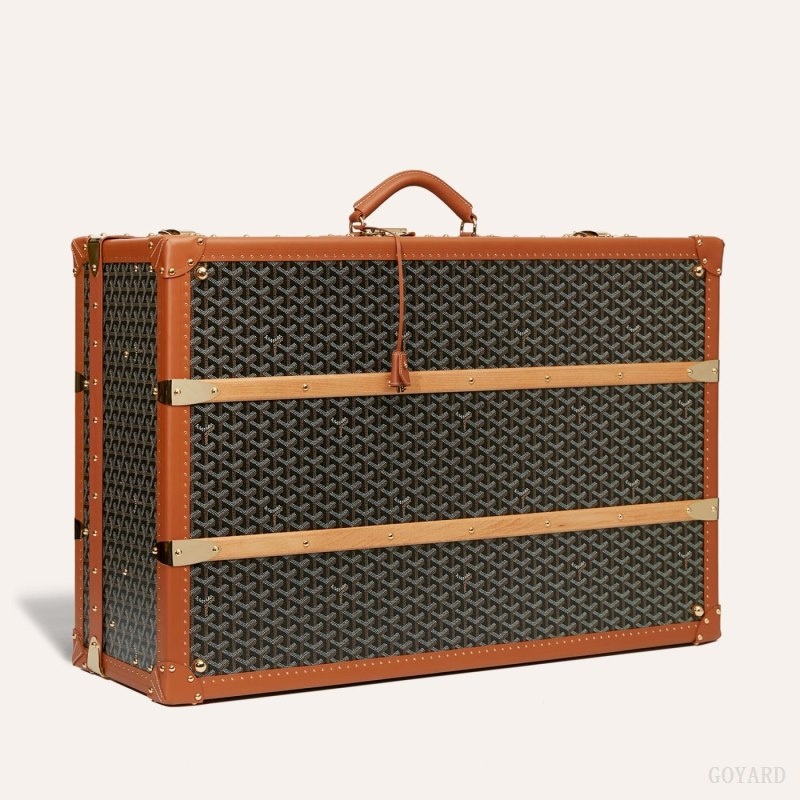 Goyard PALACE 80 SUITCASE Svarte Brune | KQCB4698