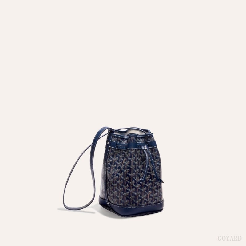 Goyard PETIT FLOT BUCKET BAG Marineblå Blå | HGHF4494