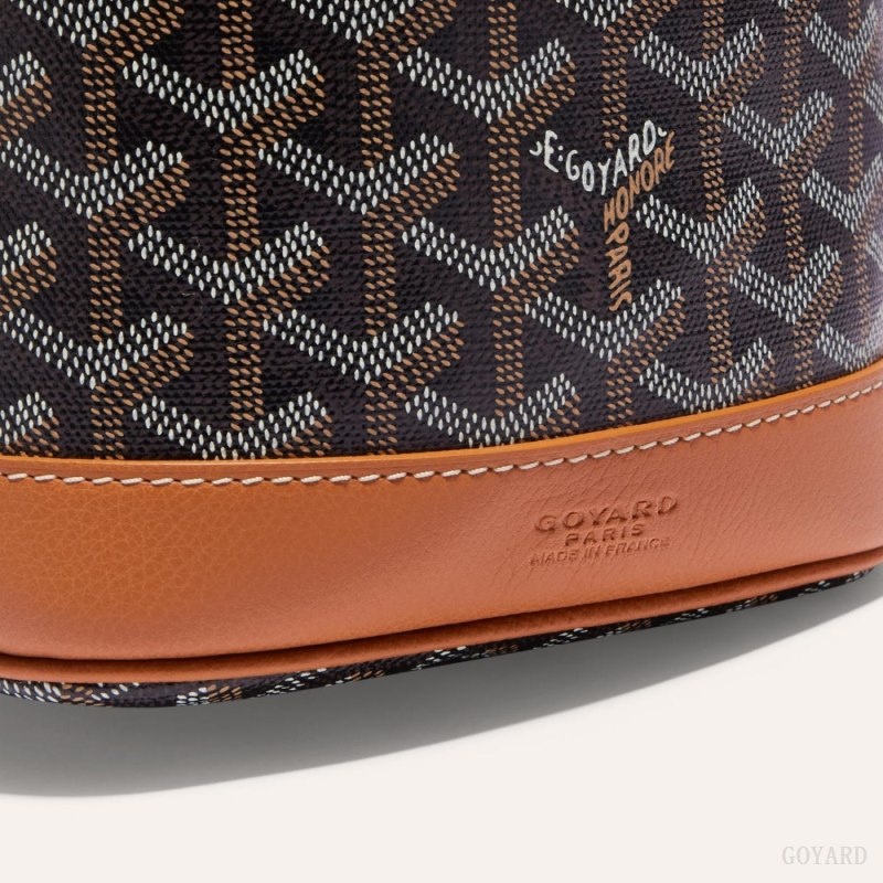 Goyard PETIT FLOT BUCKET BAG Svarte Brune | VRER2482