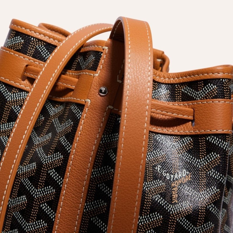 Goyard PETIT FLOT BUCKET BAG Svarte Brune | VRER2482