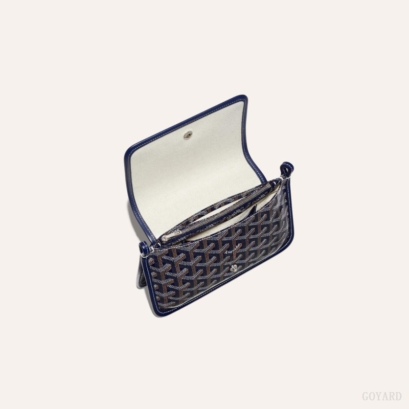 Goyard PLUMET POCKET WALLET Marineblå Blå | RKLR7053