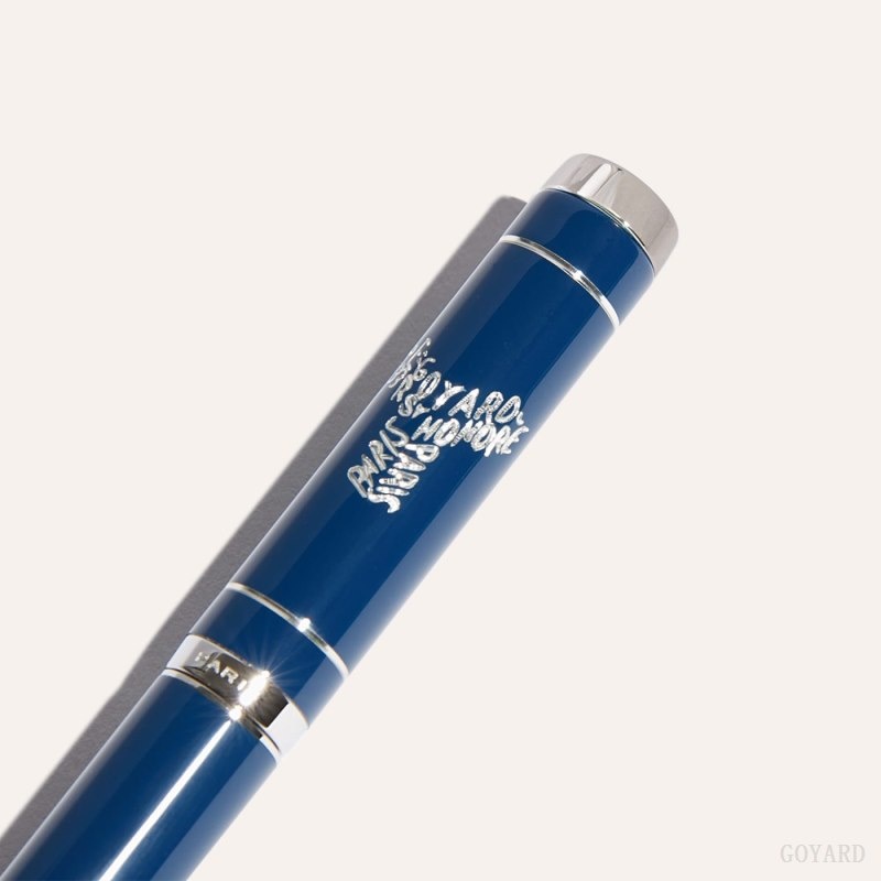 Goyard Rollerball Travel Pen Marineblå Blå | WKYL3484