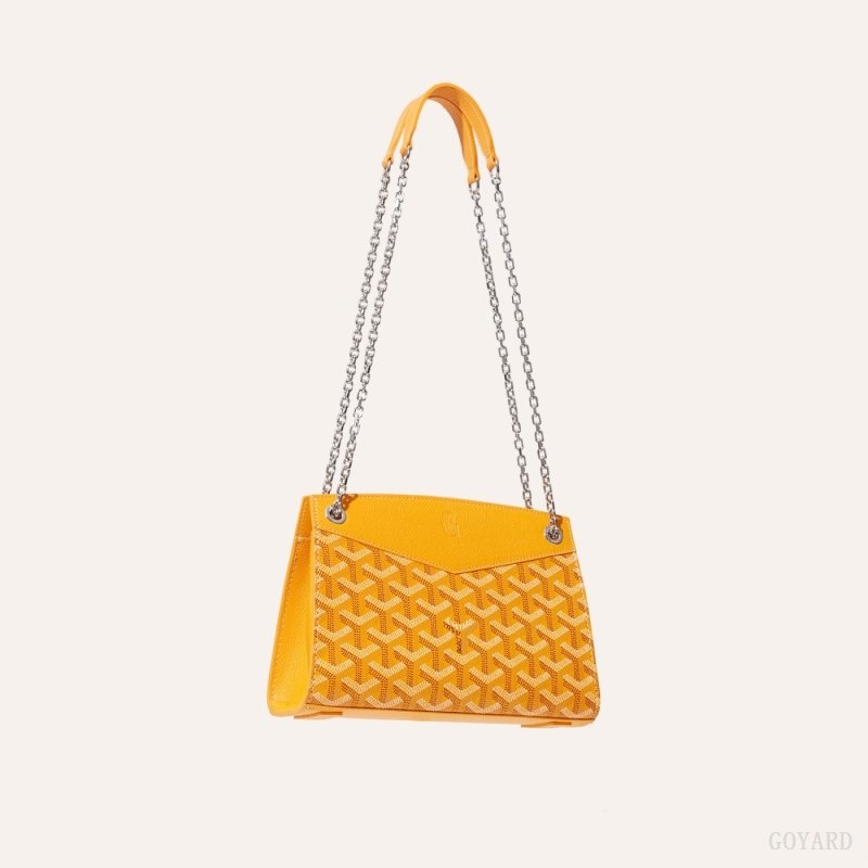 Goyard Rouette Structuré Mini Bag Gul | EXIF8539