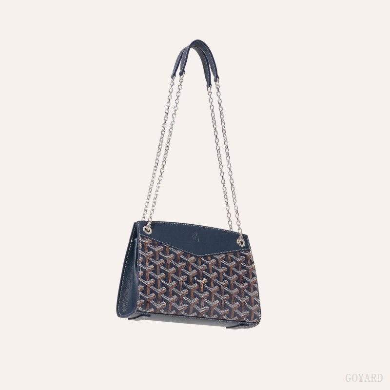 Goyard Rouette Structuré Mini Bag Marineblå Blå | YTZE6426