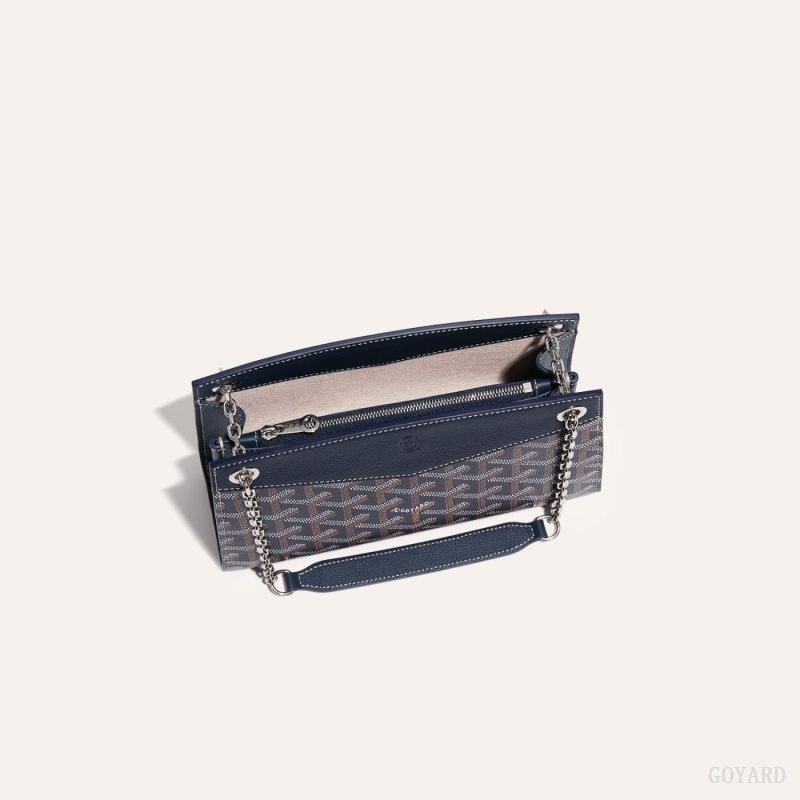 Goyard Rouette Structuré Mini Bag Marineblå Blå | YTZE6426