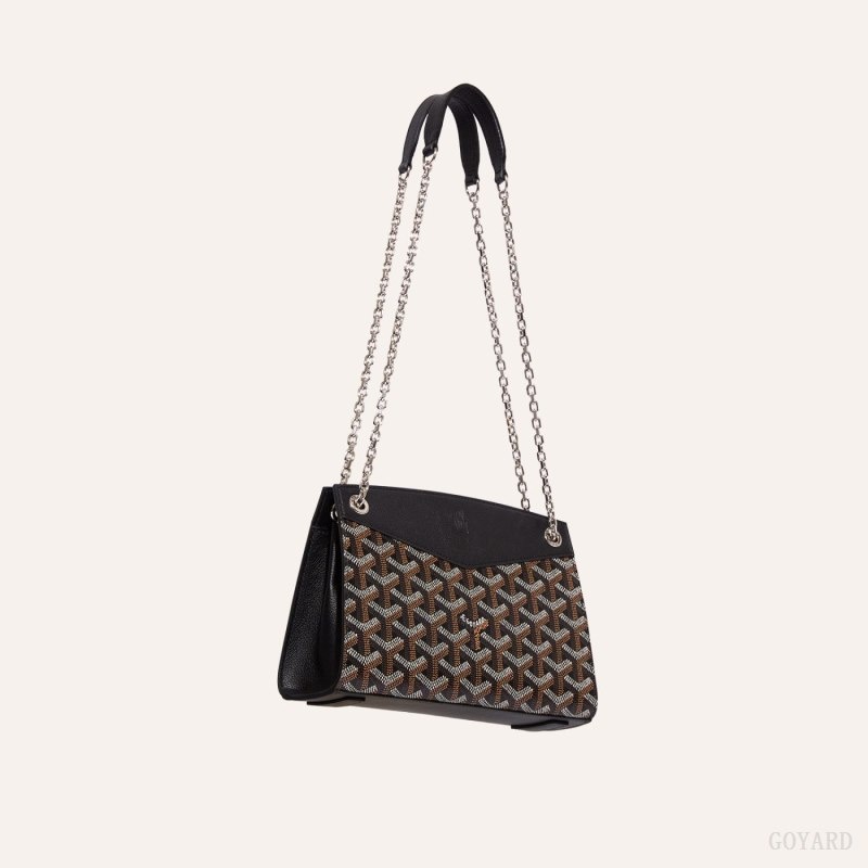 Goyard Rouette Structuré Mini Bag Svarte | QBEI3183